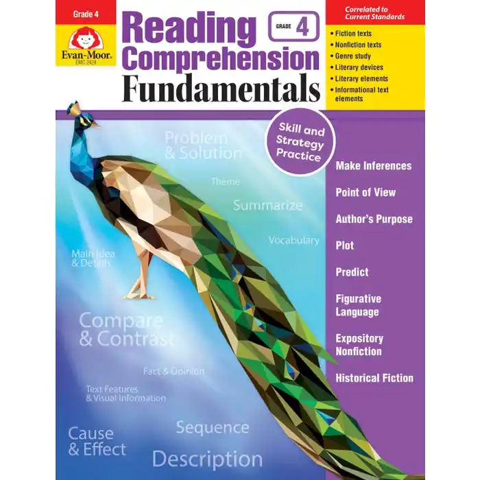 Evan-Moor Reading Comprehension Fundamentals, Grade 4 Deal